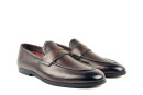 Туфлі чоловічі коричневі з натуральної шкіри (009047)