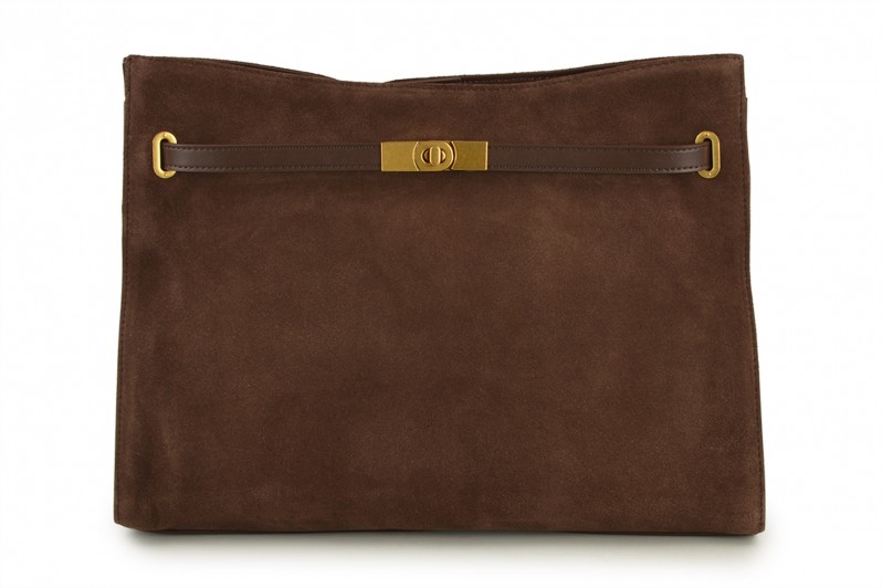 Сумка жіноча коричнева з натуральної замши (008576)