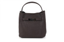Сумка жіноча коричнева з натуральної шкіри (008881)