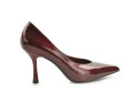 Туфлі жіночі бордові (008209) (587-812-3BS)