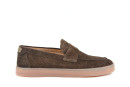 Туфлі чоловічі коричневі з натуральної замши (009050)