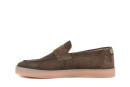 Туфлі чоловічі коричневі з натуральної замши (009050)