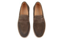Туфлі чоловічі коричневі з натуральної замши (009050)