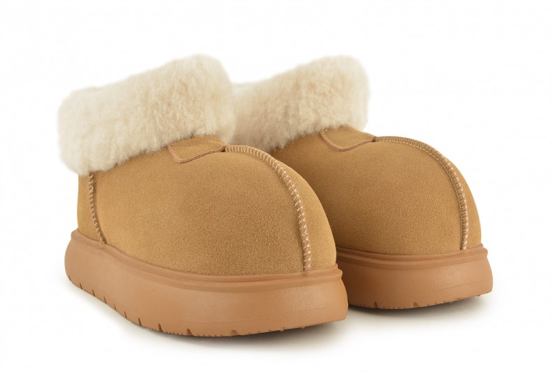 Уггі жіночі коричневі з натуральної замши (008552)