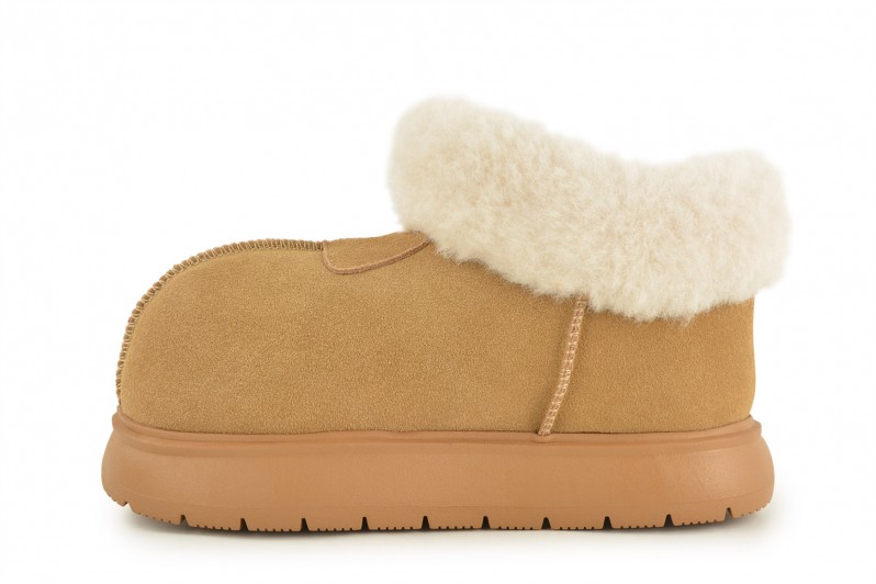 Уггі жіночі коричневі з натуральної замши (008552)