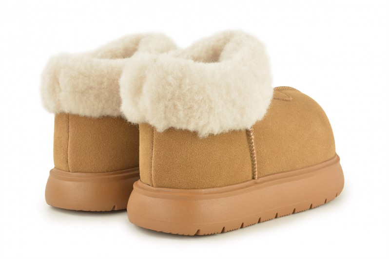 Уггі жіночі коричневі з натуральної замши (008552)