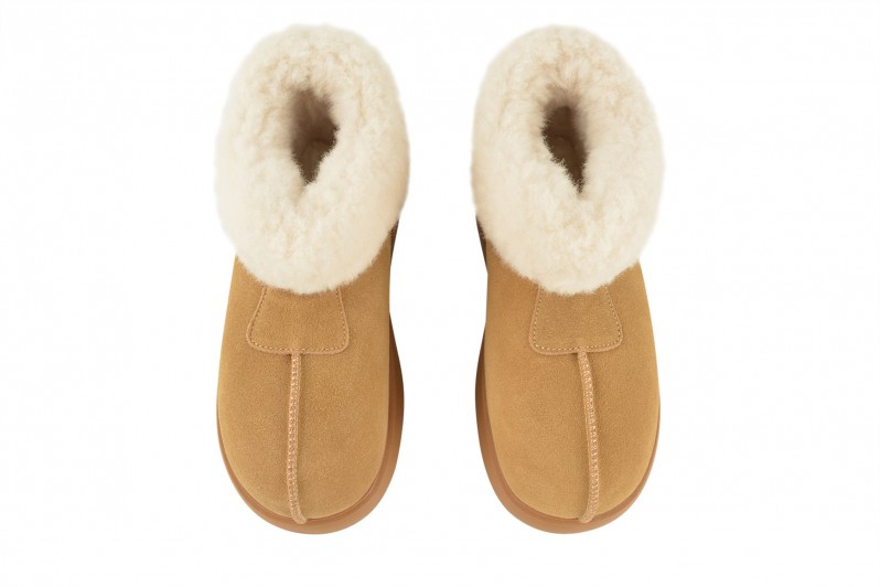 Уггі жіночі коричневі з натуральної замши (008552)