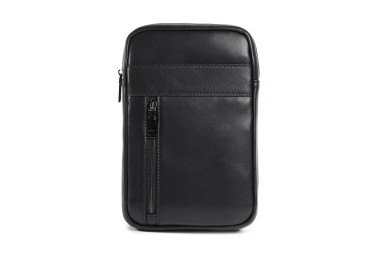 Сумка слінг чоловіча чорна (008802)