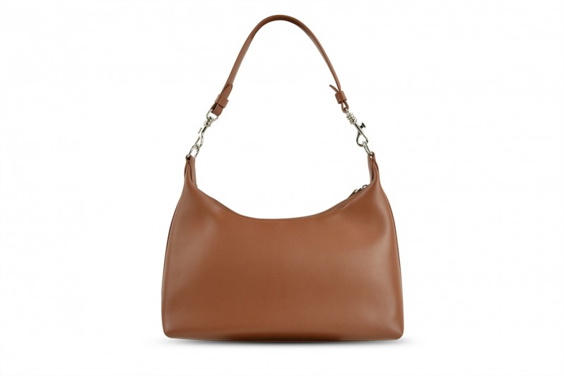 Сумка жіноча коричнева з натуральної шкіри, натуральної замши (008701)