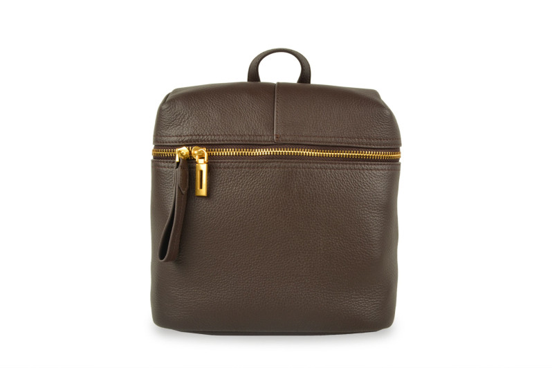 Рюкзак жіночий коричневий з натуральної шкіри (009042)