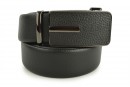 Ремінь чоловічий чорний з натуральної шкіри (008691)