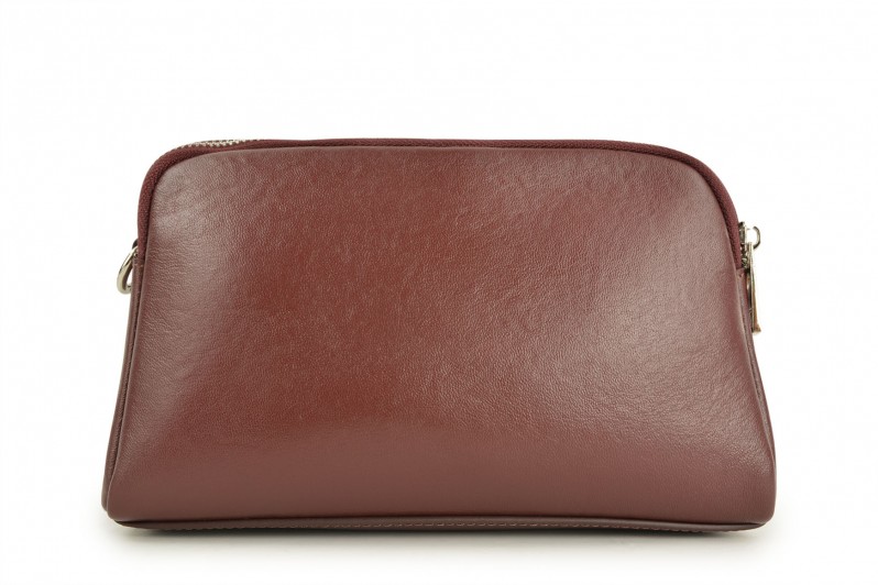 Сумка жіноча бордова з натуральної шкіри (008728)