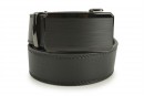 Ремінь чоловічий чорний з натуральної шкіри (008695)