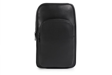 Сумка слінг чоловіча чорна (008800)