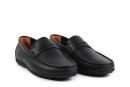 Мокасини чоловічі чорні з натуральної шкіри (008863)