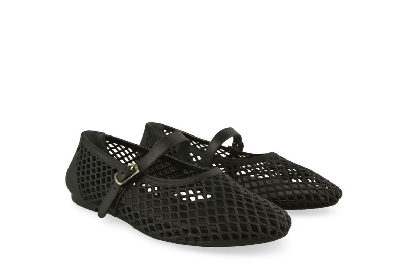 Балетки жіночі чорні з силікону (009062)