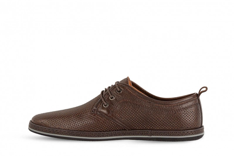 Туфлі чоловічі коричневі з натуральної шкіри (005899)