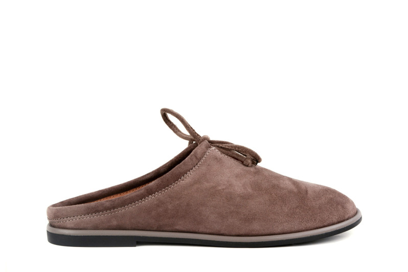 Мюлі коричневі з натуральної замши (009015)