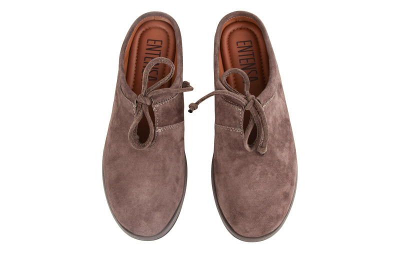 Мюлі коричневі з натуральної замши (009015)