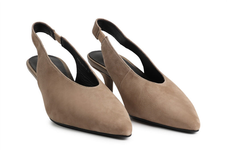 Туфлі жіночі бежеві з натуральної замши (008870)