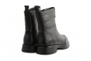 Черевики жіночі чорні з натуральної шкіри (008554)