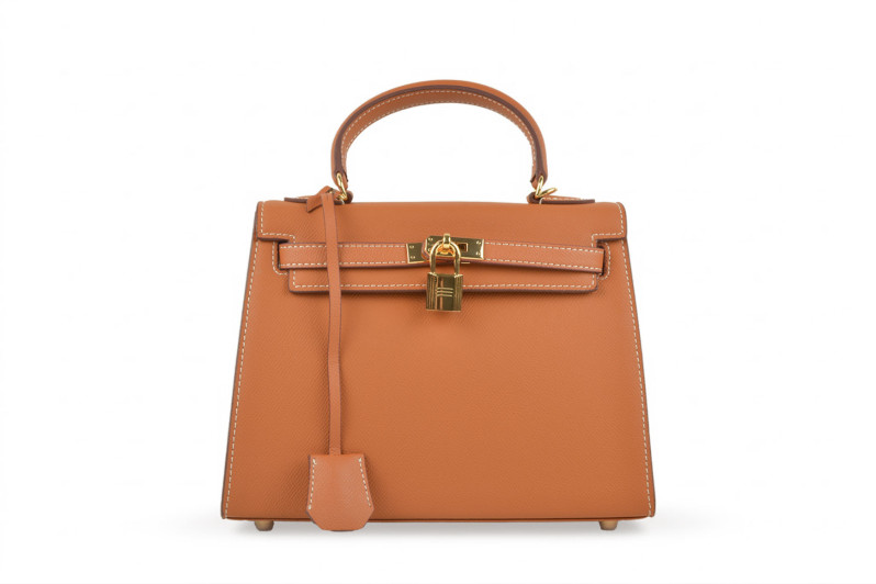 Сумка жіноча руда з натуральної шкіри (009034)