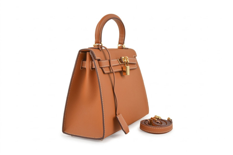 Сумка жіноча руда з натуральної шкіри (009034)