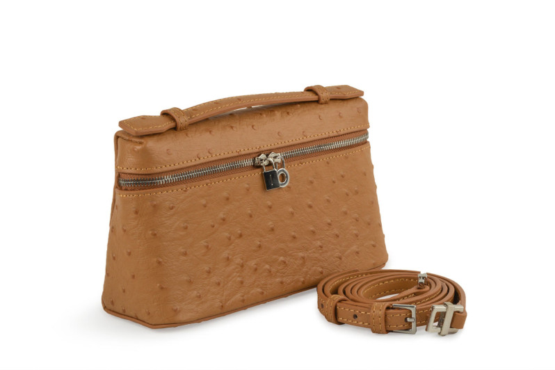 Сумка жіноча руда з натуральної шкіри (009067)