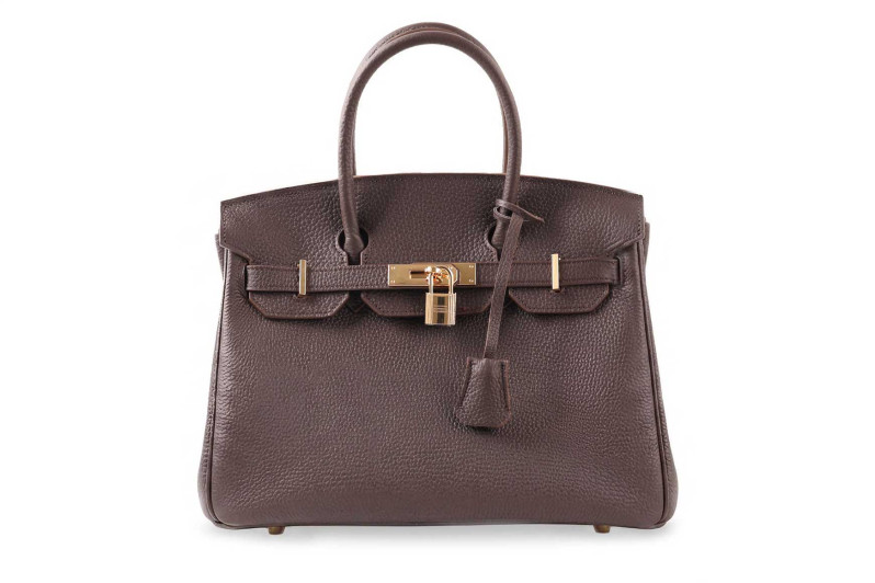 Сумка жіноча коричнева з натуральної шкіри (009099)