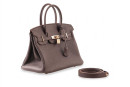 Сумка жіноча коричнева з натуральної шкіри (009099)