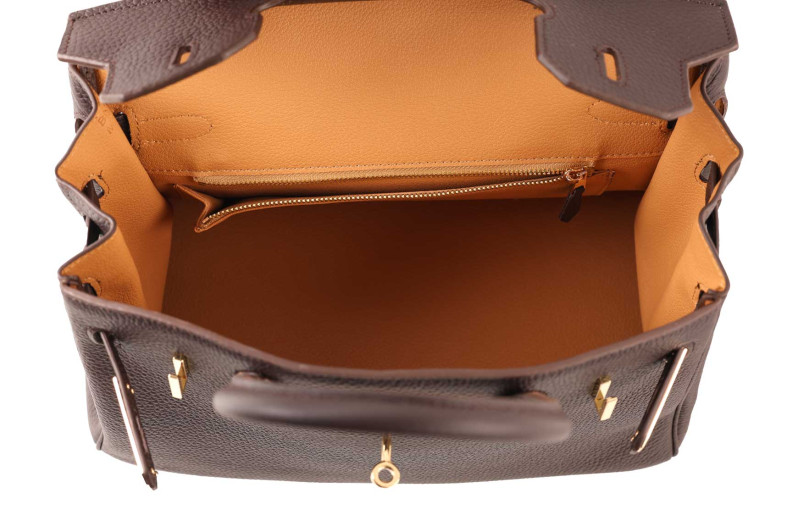 Сумка жіноча коричнева з натуральної шкіри (009099)