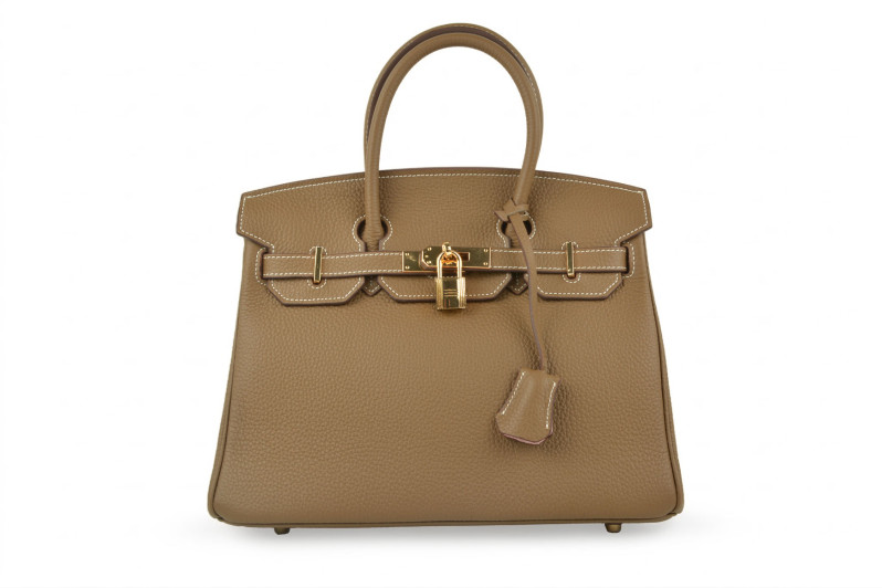 Сумка жіноча хакі з натуральної шкіри (009046)