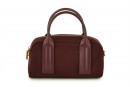 Сумка жіноча бордова з натуральної замши (008486)
