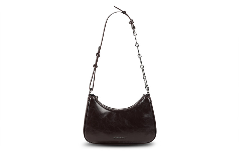 Сумка жіноча коричнева з натуральної шкіри (008909)