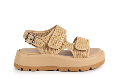 Сандалі жіночі бежеві (008851)