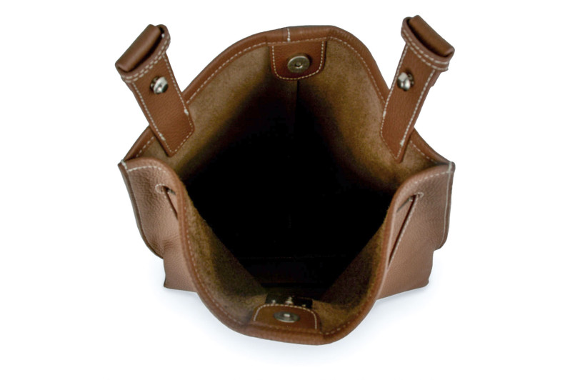 Сумка жіноча коричнева з натуральної шкіри (009025)