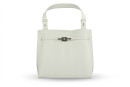 Сумка жіноча біла з натуральної шкіри (009026)