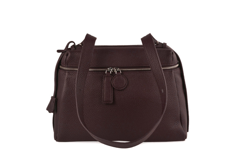 Сумка жіноча коричнева з натуральної шкіри (009065)