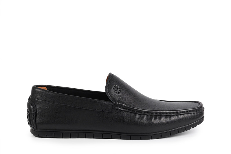 Мокасини чоловічі чорні з натуральної шкіри (008862)