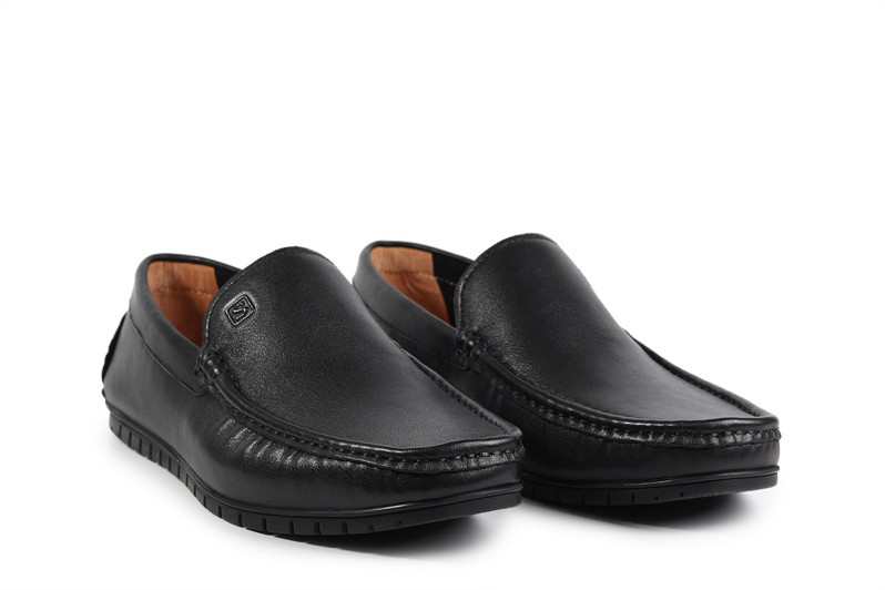 Мокасини чоловічі чорні з натуральної шкіри (008862)