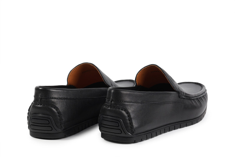 Мокасини чоловічі чорні з натуральної шкіри (008862)