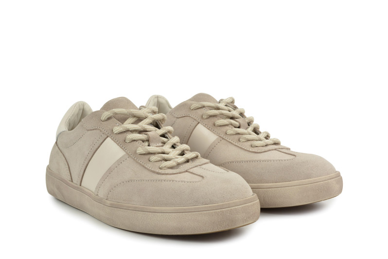 Кеди жіночі бежеві з натуральної замші (008938)