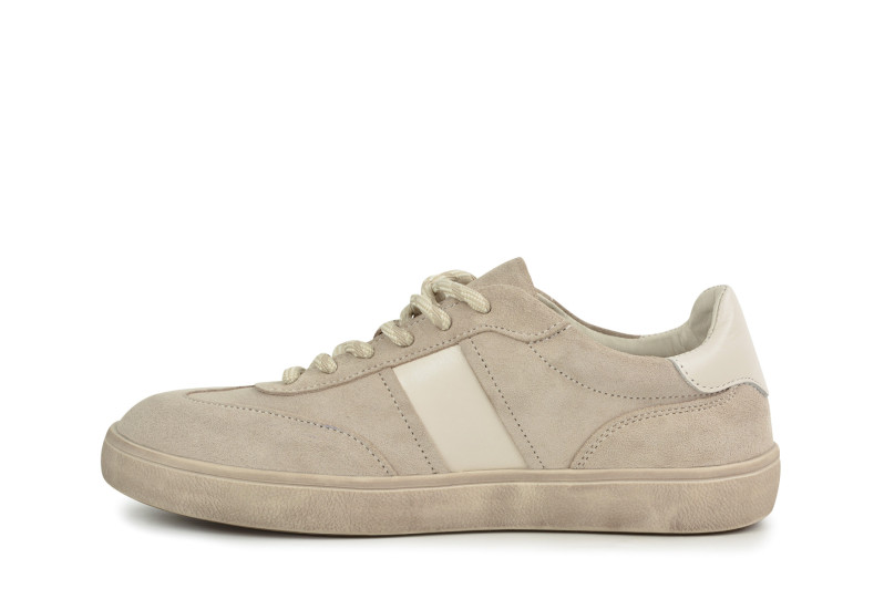 Кеди жіночі бежеві з натуральної замші (008938)