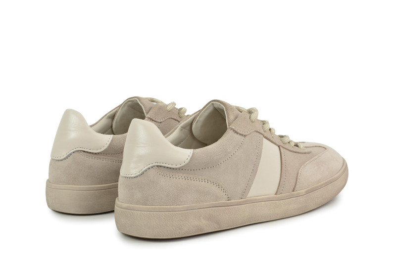 Кеди жіночі бежеві з натуральної замші (008938)