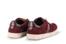Кеди жіночі бордові з натуральної замші (008977)