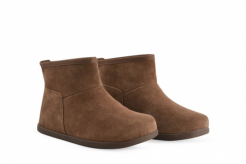 Уггі жіночі коричневі з натуральної замши (008531)