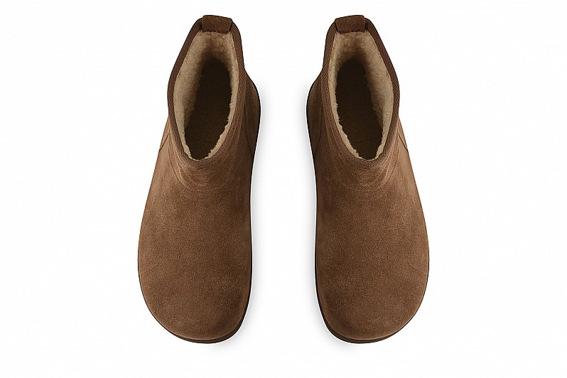 Уггі жіночі коричневі з натуральної замши (008531)