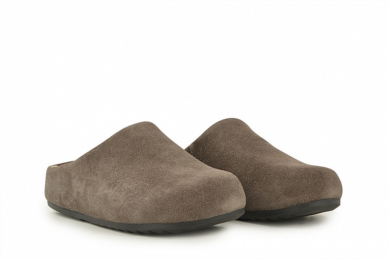 Мюлі коричневі з натуральної замши (008534)