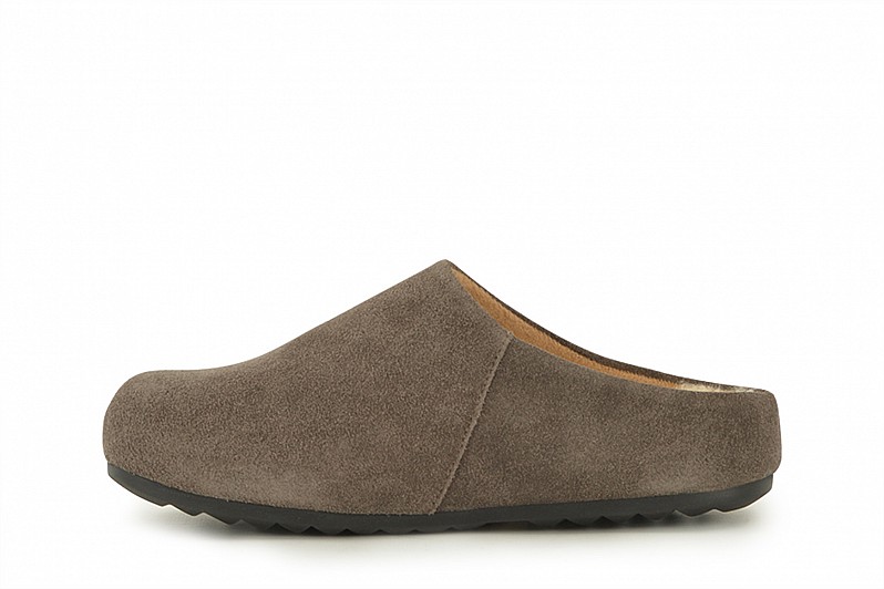 Мюлі коричневі з натуральної замши (008534)