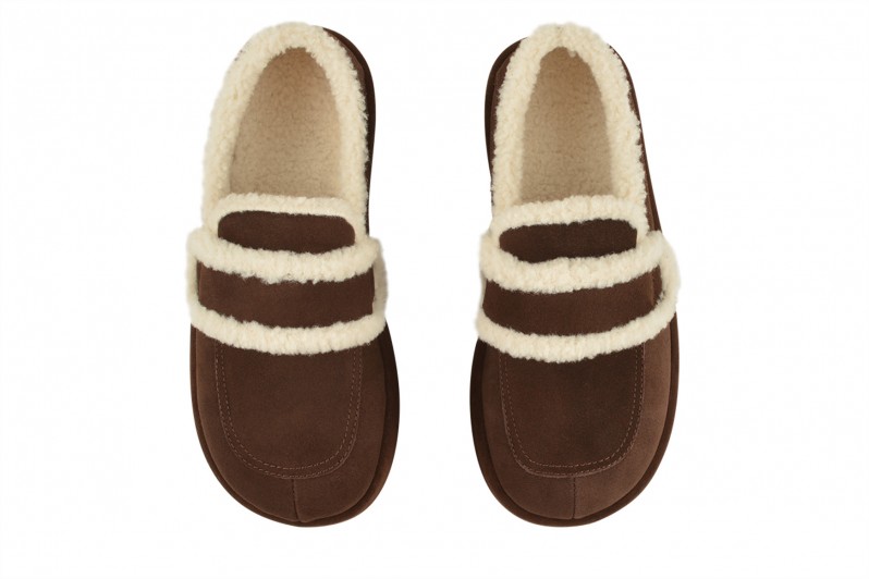 Туфлі жіночі коричневі з натуральної замши (008569)